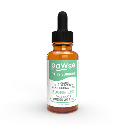 Pawse - Daily Support 300mg Oil (Small Dogs & Cats)