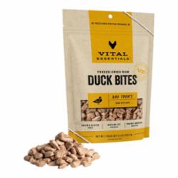 VITAL ESSENTIALS DOG FREEZE-DRIED TREAT BITES DUCK 5.5oz
