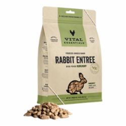 VITAL ESSENTIALS DOG FREEZE-DRIED MINI NIBBLETS RABBIT 14oz