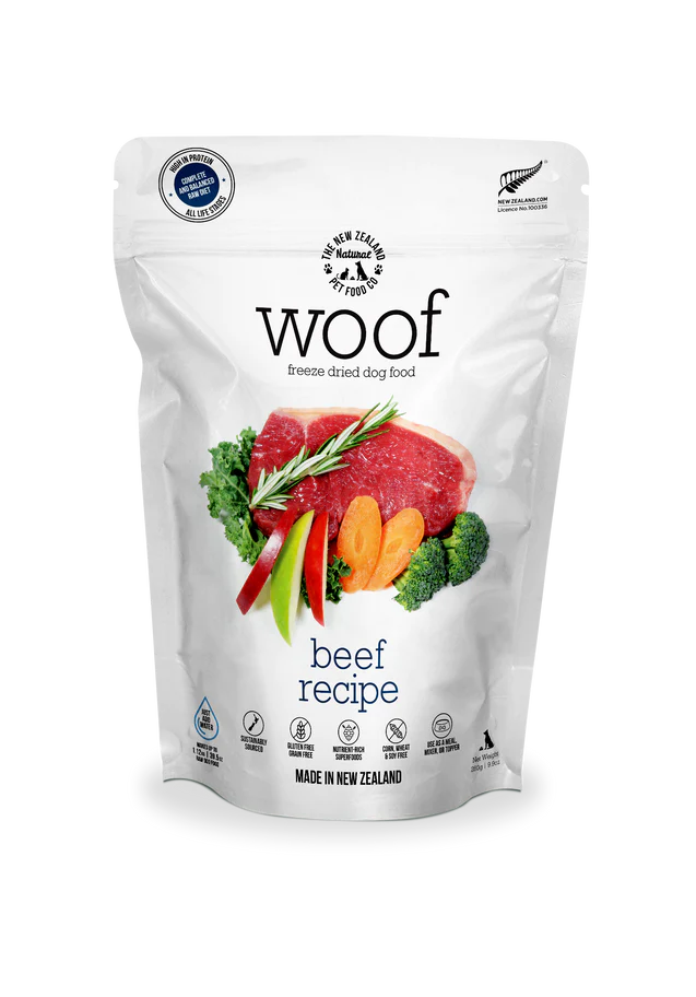 New Zealand Natural - Woof Beef 9.9oz