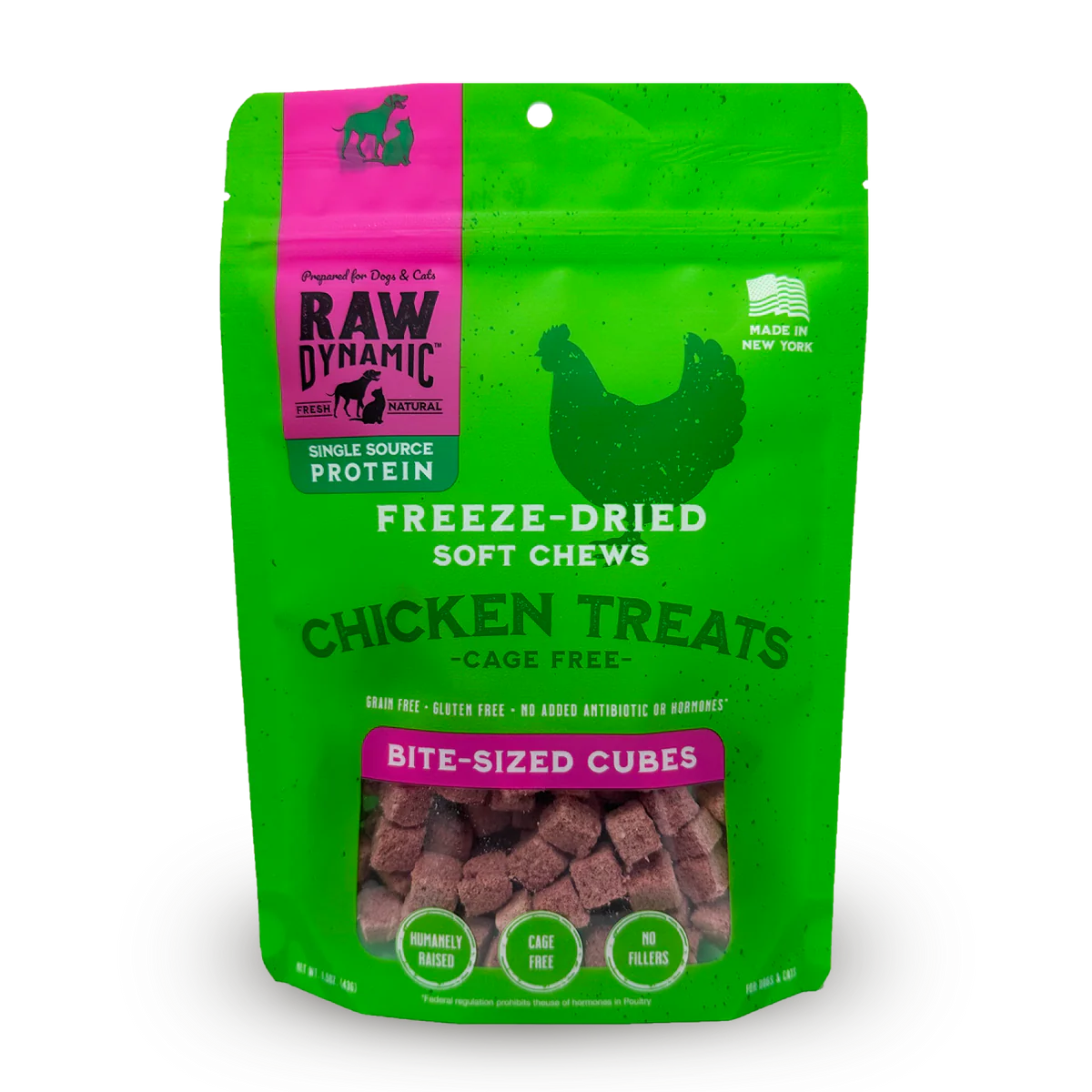 Raw Dynamic Freeze-Dried Chicken Treats 1.5oz