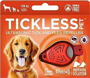 Tickless Ultrasonic Tick & Flea - Orange