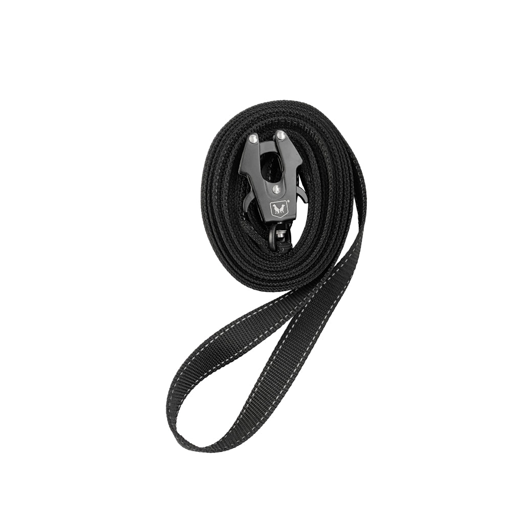 Boss Dog Tactical Tracking Leash - Nylon - 20ft - Black