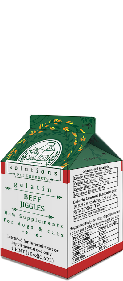 Solutions- Beef Jiggles 16oz