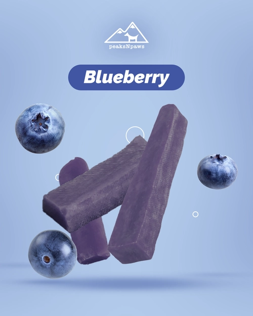 Peak n’ Paws Yak Chew Individual Blueberry