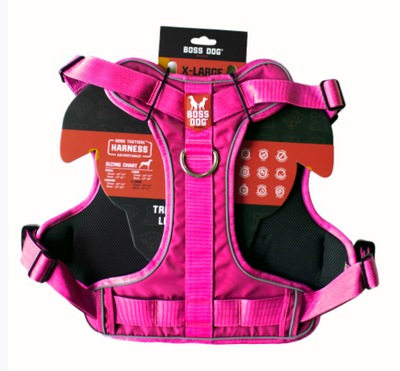 Boss Dog Tactical Harness - Small - Hot Pink