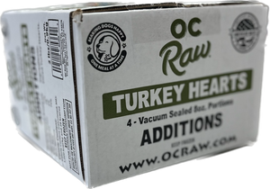 OC Raw Frozen Turkey Hearts 2lb