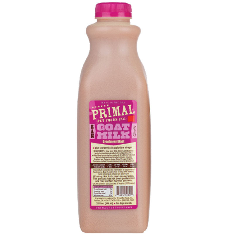 Primal Goat Milk Cranberry Blast 32oz