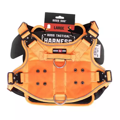 Boss Dog Tactical Harness - Large - Hunter Orange