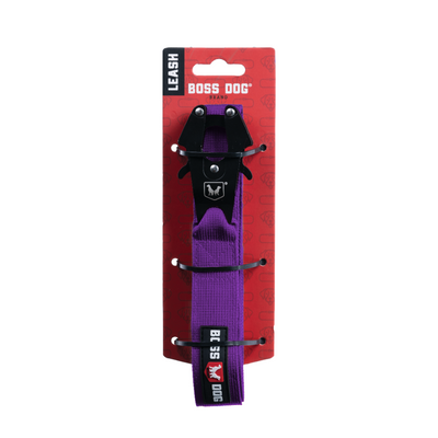 Boss Dog Tactical Leash - 4ft - Purple