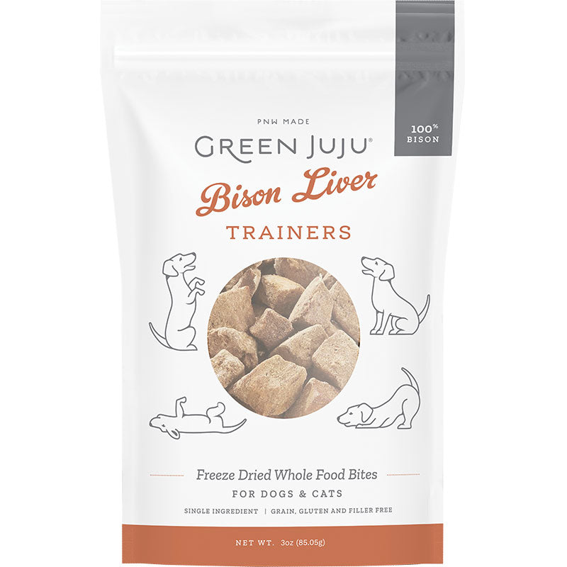Green Juju Freeze Dried Training Bison 3oz
