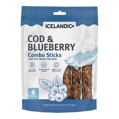 Icelandic COD & Blueberry Stick 2oz