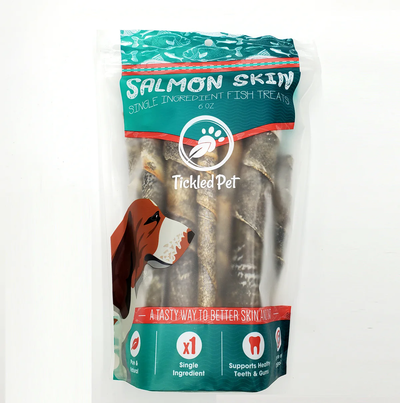 Tickled Pet Salmon Skin Roll 6oz