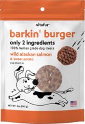 Vitafur Barkin' Burger - Sweet Potato and Salmon 5oz