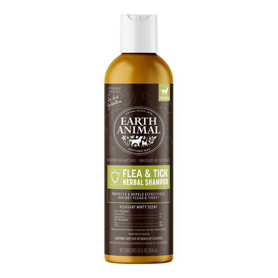 Earth Animal Natural Flea & Tick Shampoo - Herbal 12oz