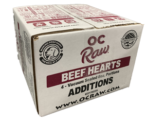 OC Raw Frozen Beef Heart 2lb