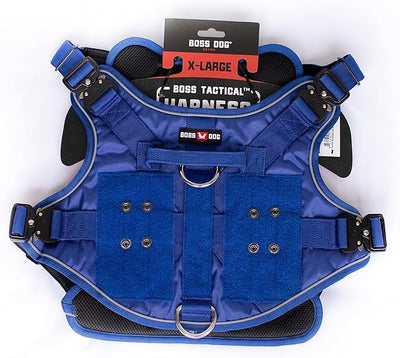 Boss Dog Tactical Harness - XLarge - Blue