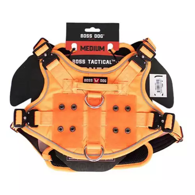 Boss Dog Tactical Harness - Medium - Hunter Orange