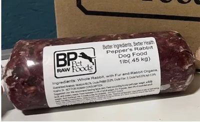 BP Raw- Peppers Rabbit Blend - 1lb