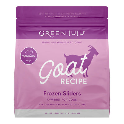 Green JuJu Frozen 1oz Goat Sliders 3lb