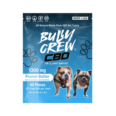 Bully Crew CBD Treat Hip & Joint 1300mg (40ct)