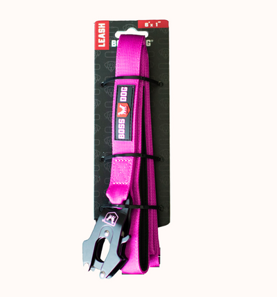 Boss Dog Tactical Leash - 6ft - Hot Pink