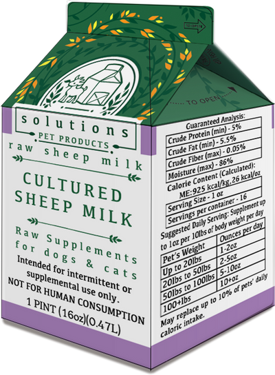 Solutions- Cultured Sheep Milk 16oz