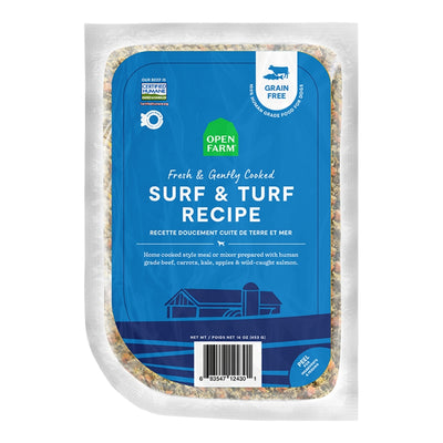 Open Farm- Frozen Gently Cooked Surf & Turf 16oz