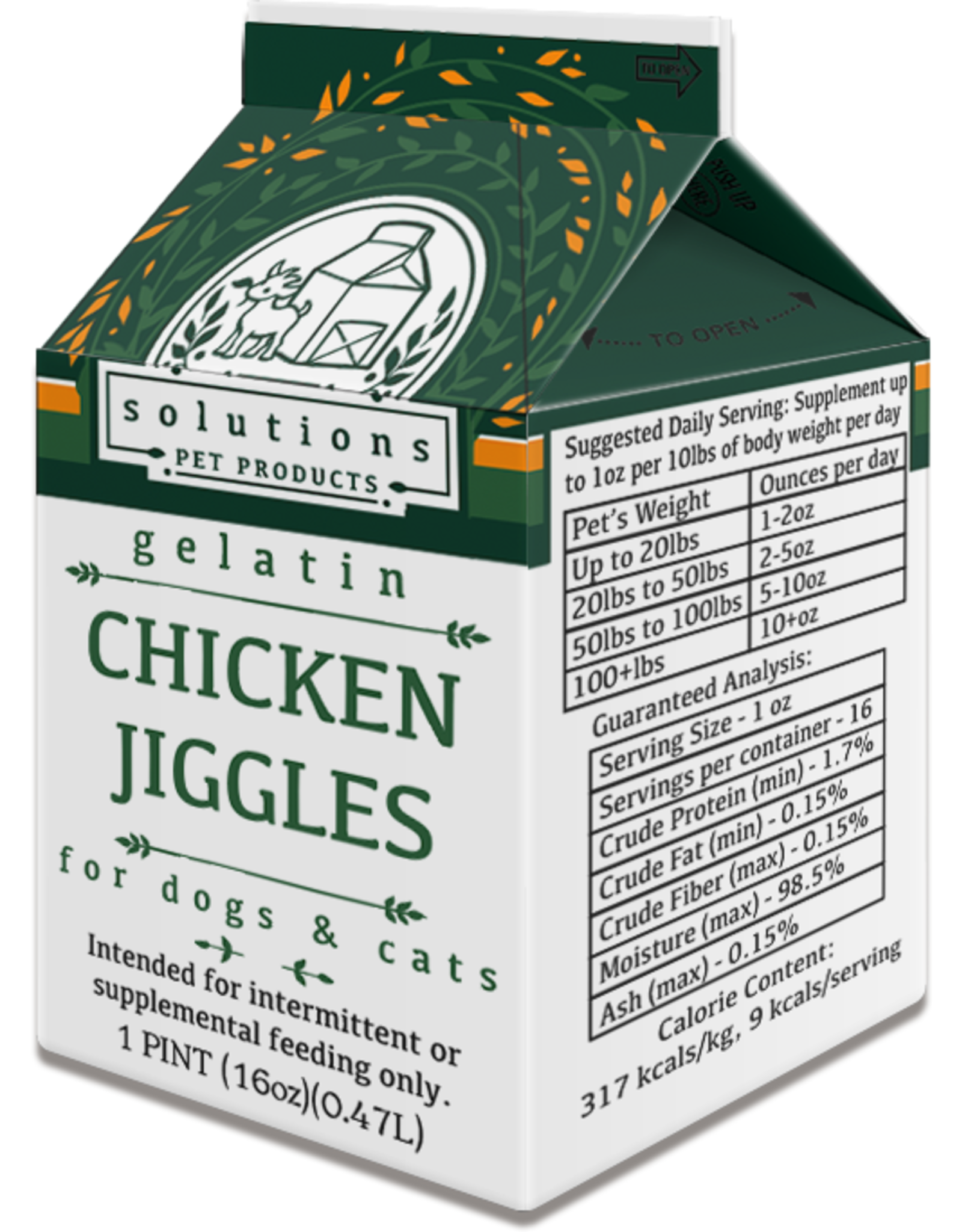 Solutions - Chicken Jiggles 16oz