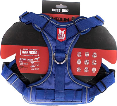 Boss Dog Tactical Harness - Medium - Blue