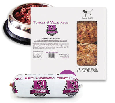 K9 Kraving Turkey & Vegetable 1lb