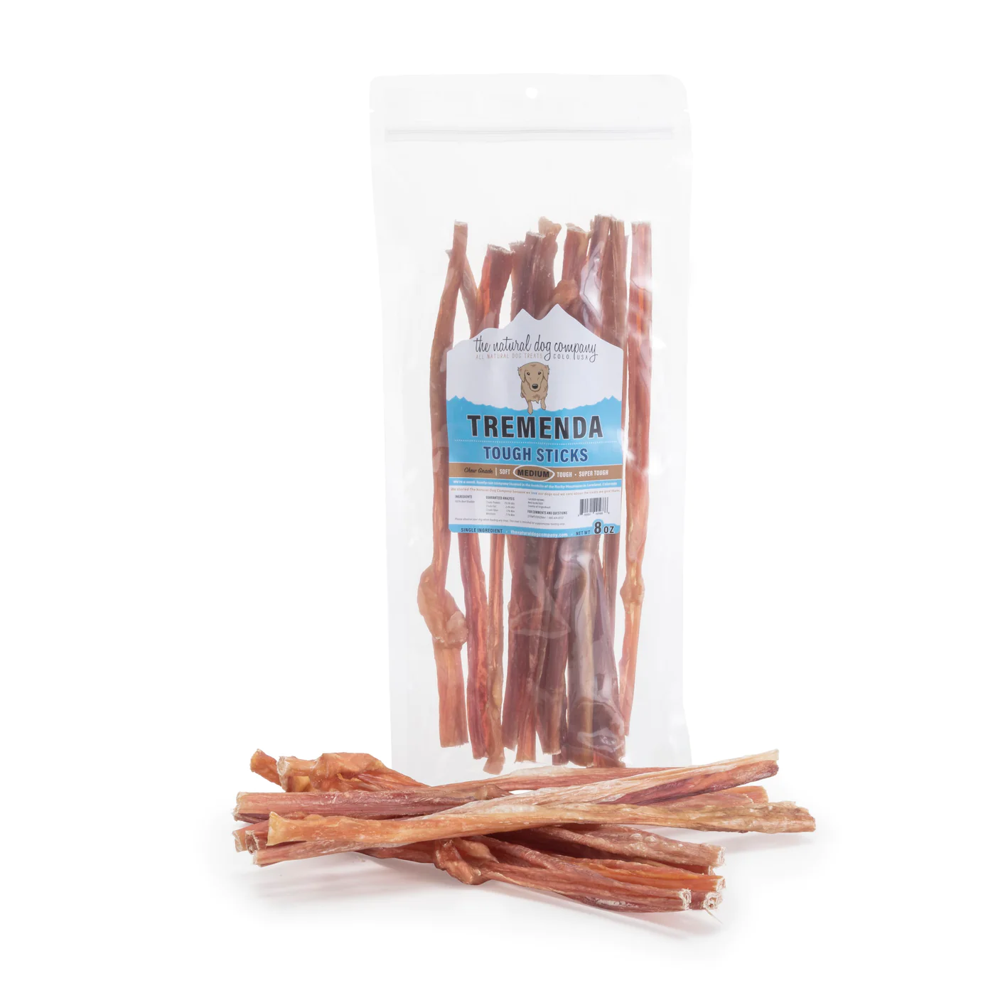 Tuesday's Natural Dog Company 12'' Tremenda Tough Sticks 8oz