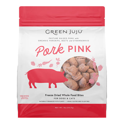 Green Juju Freeze Dried Pork Treats 18oz