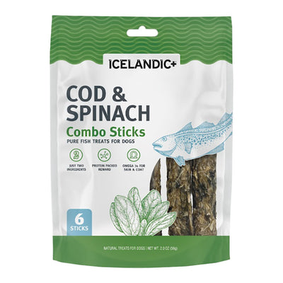 Icelandic COD & Spinach Stick 2oz