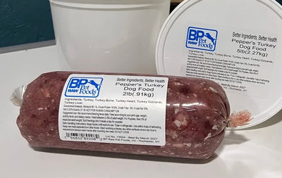 BP Raw- Peppers Turkey Blend - 2lb
