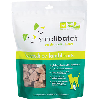 Small Batch Freeze-Dried Lamb Hearts 3.5oz