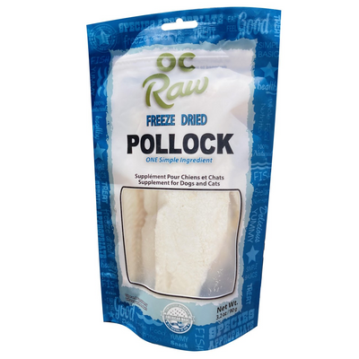 OC Raw Freeze Dried Pollock 3.2oz