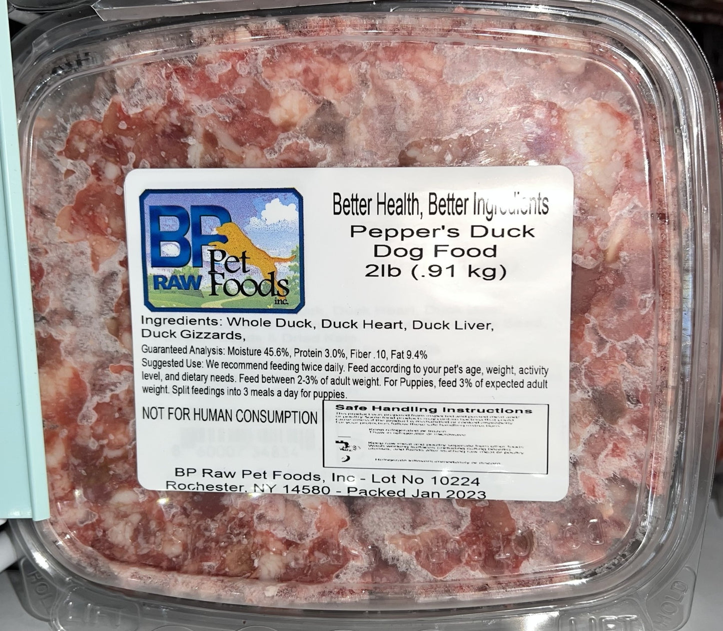 BP Raw- Peppers Duck Blend