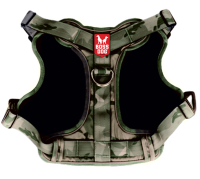 Boss Dog Tactical Harness - Large - OD Green (Camo)