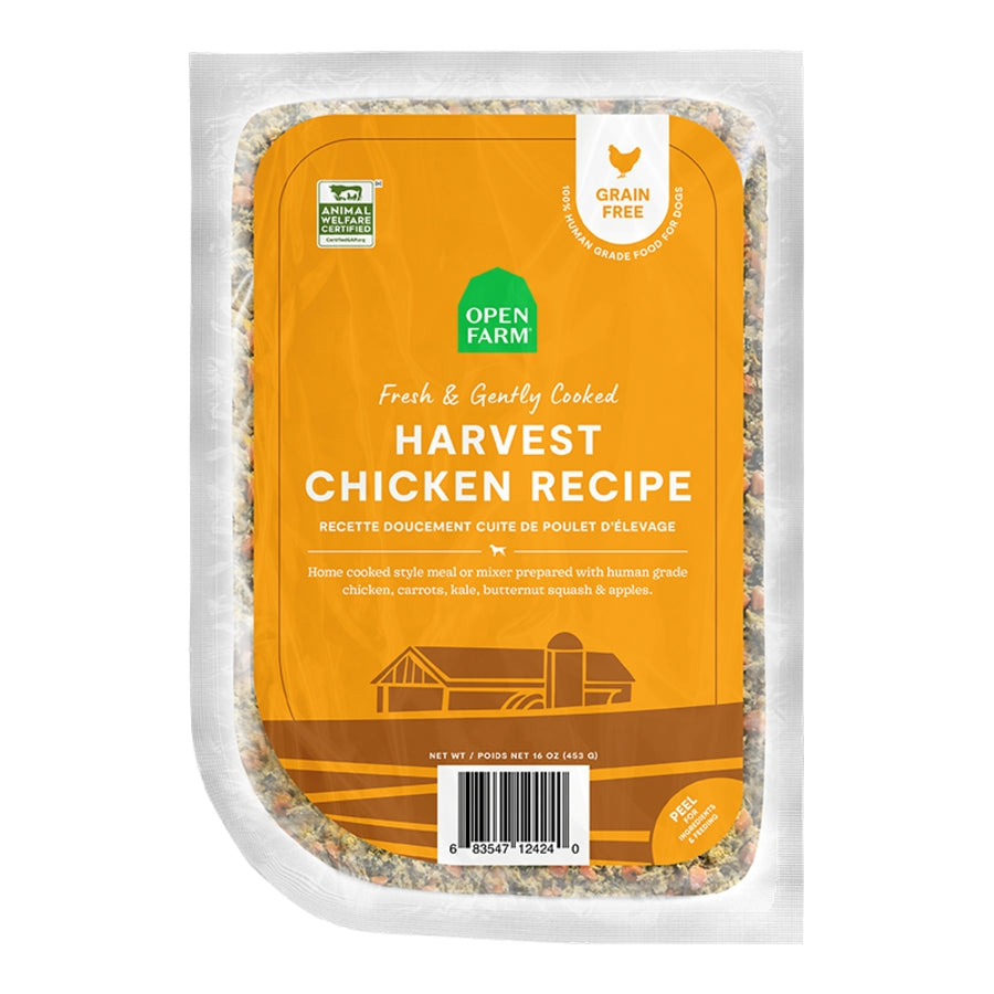 Open Farm- Frozen Gently Cooked Chicken 16oz