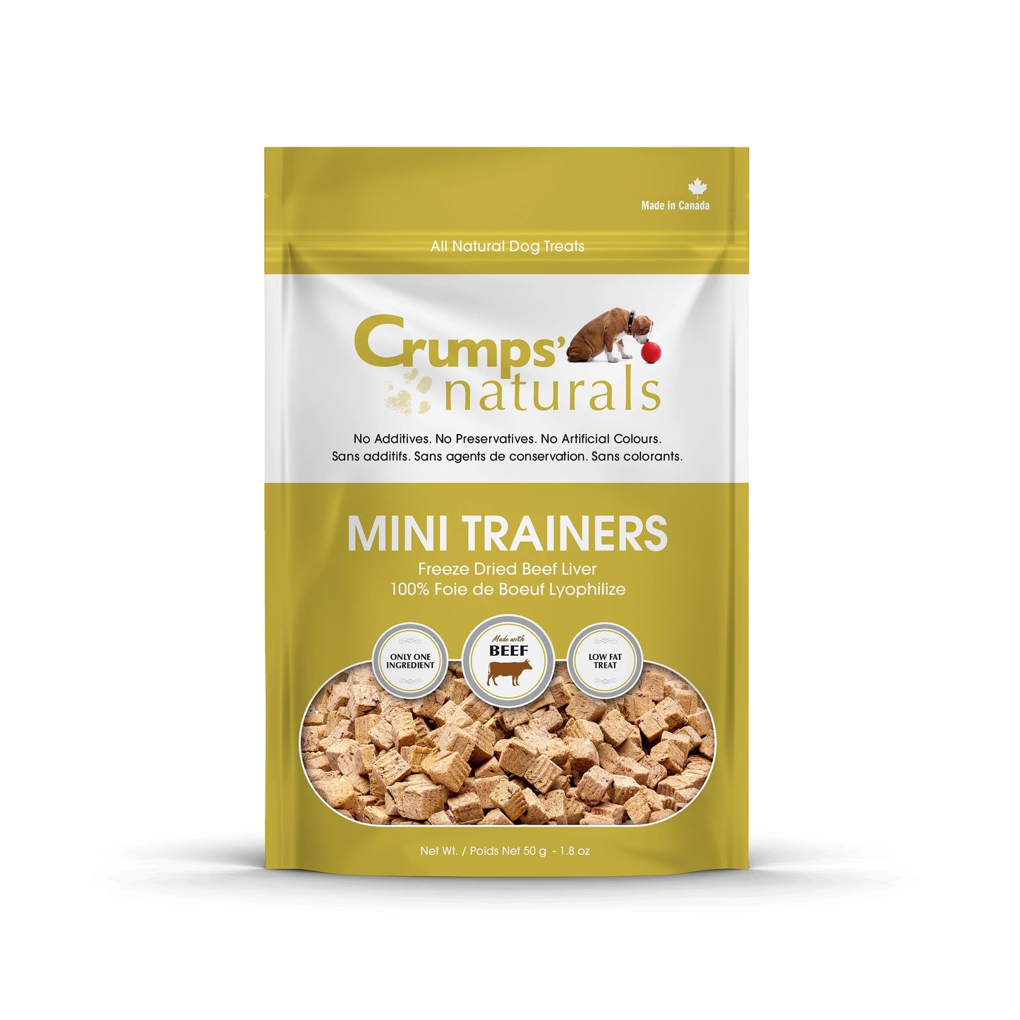 Crumps Mini Trainers Beef Liver 4.4oz