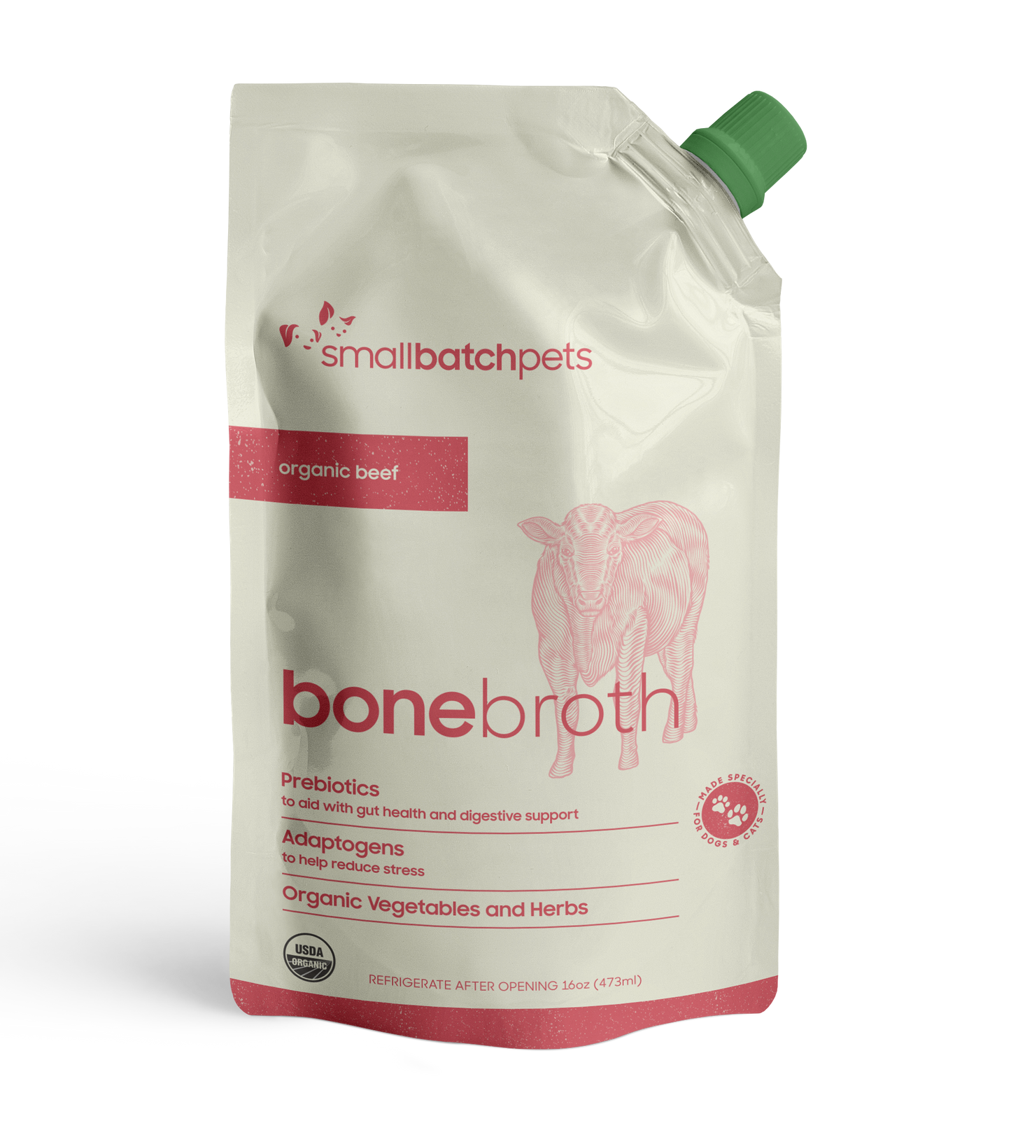 Small Batch Grass Fed Beef Bone Broth 16oz