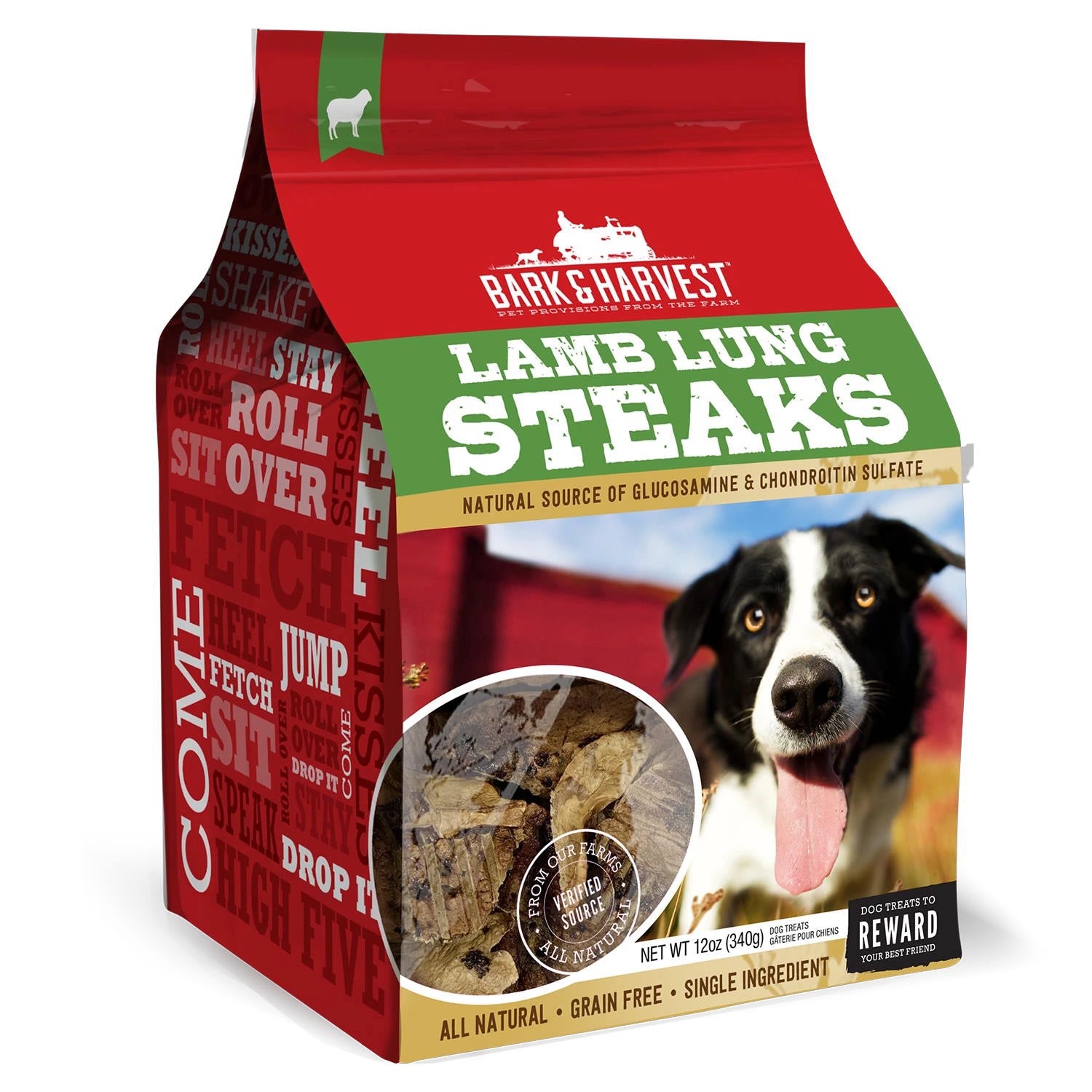 Bark & Harvest Lamb Lung Steaks 12oz