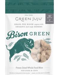 Green JuJu Bison Green Freeze Dried Treats 2.5oz