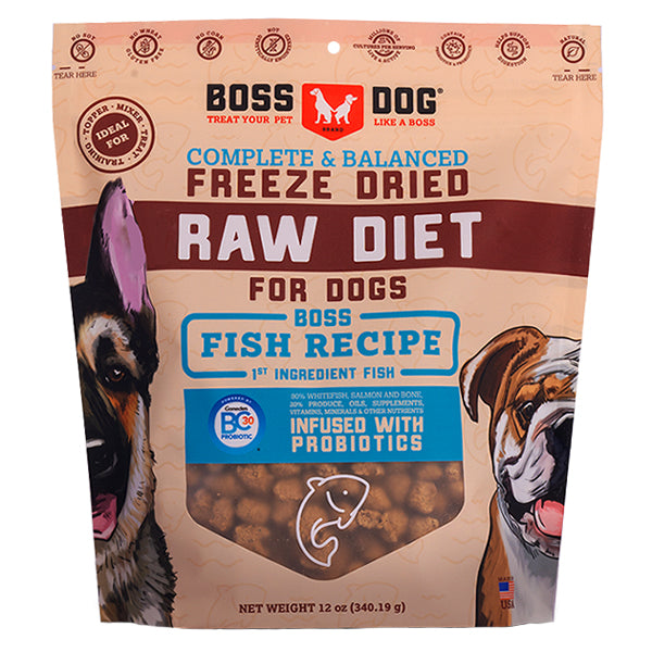 Boss Dog Freeze Dried Fish 12oz