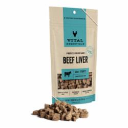 VITAL ESSENTIALS DOG FREEZE-DRIED TREAT BEEF LIVER 2.1oz