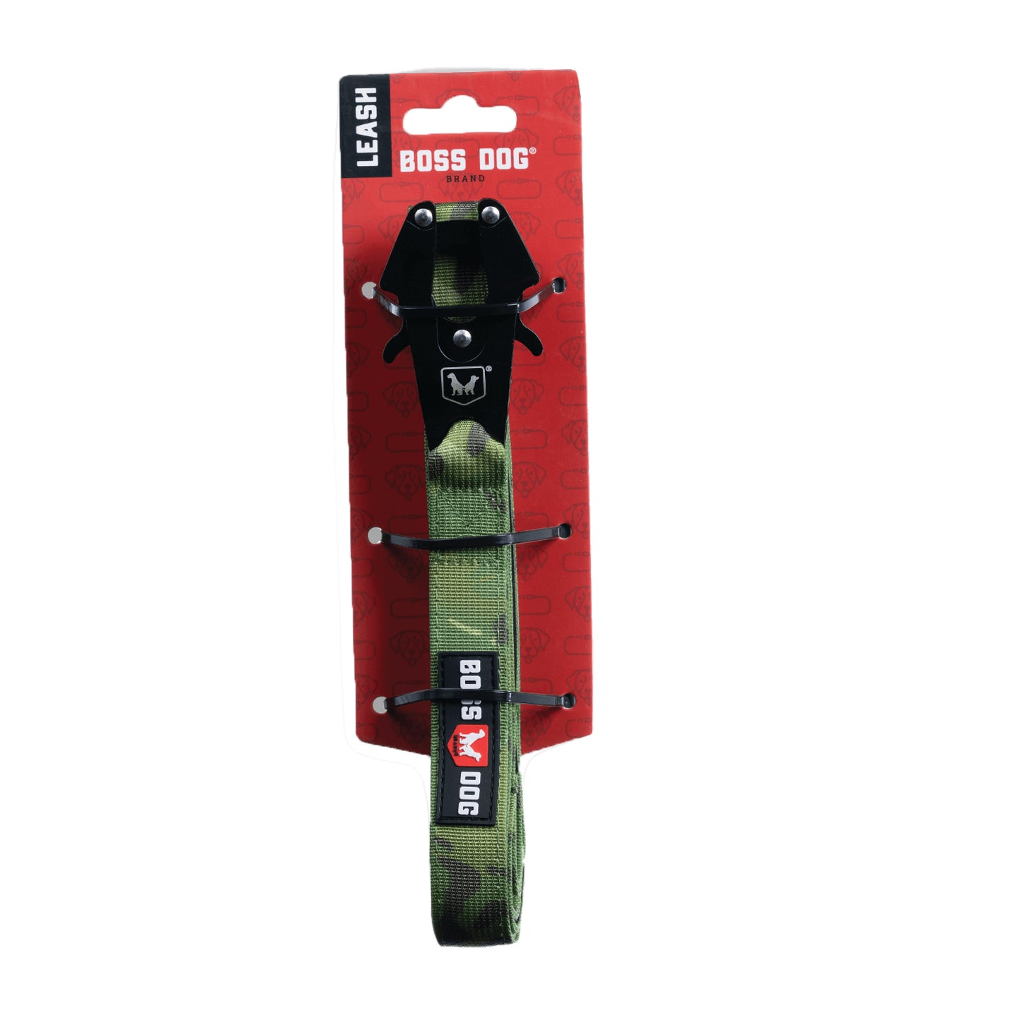 Boss Dog Leash 4FT Camo Green