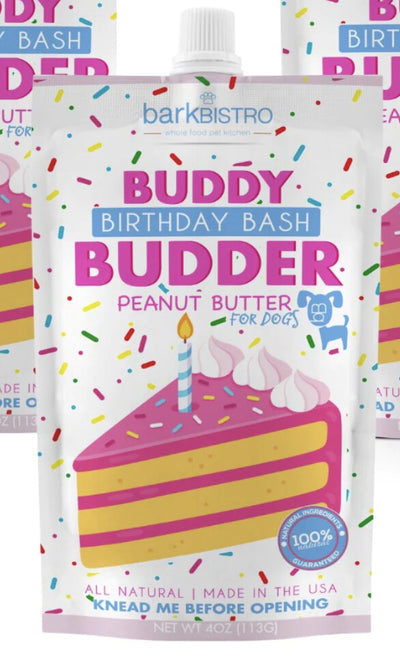Birthday Bash - Bark Bistro Buddy Budder 4oz Squeeze