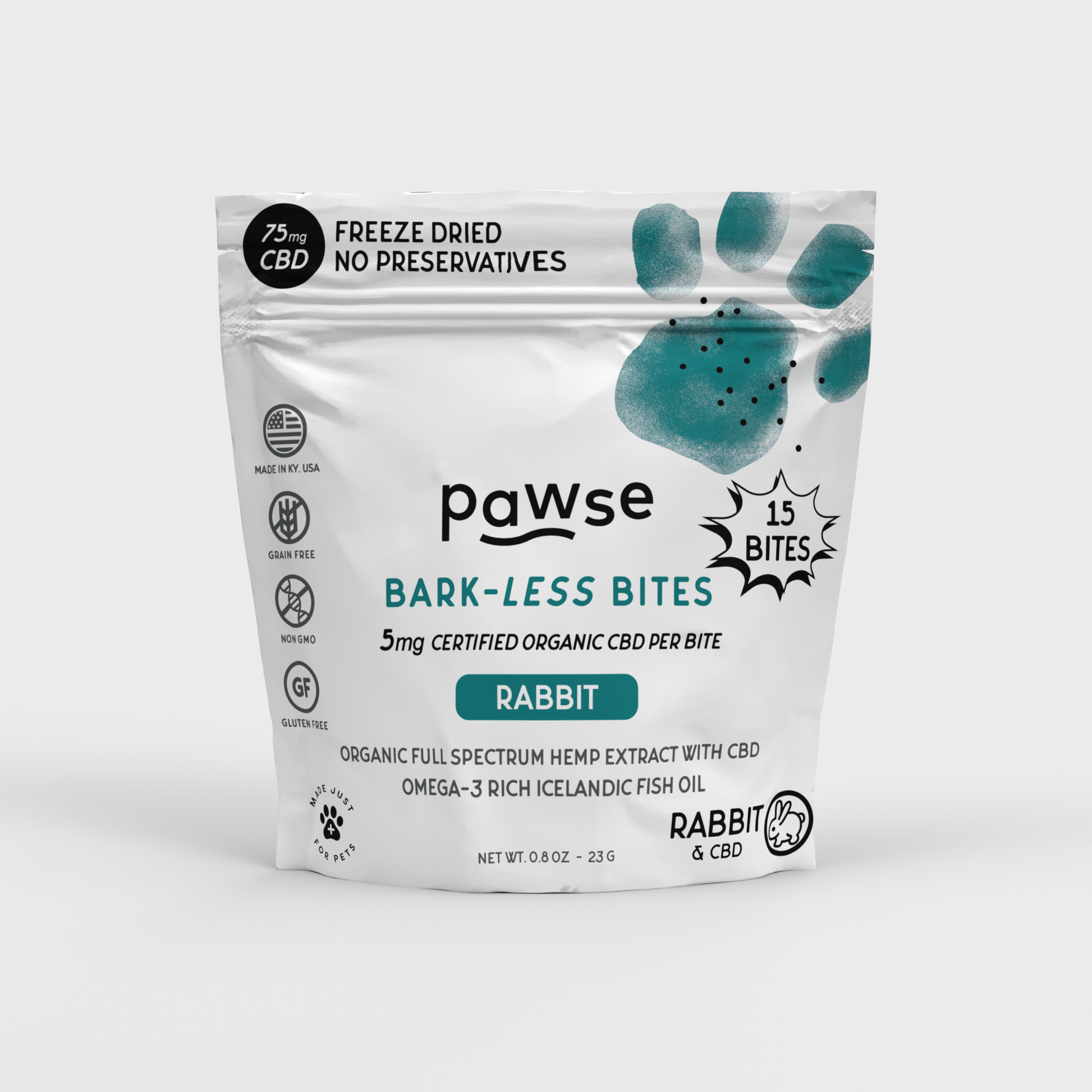 Pawse - Trial Size Barkless Bites - Rabbit