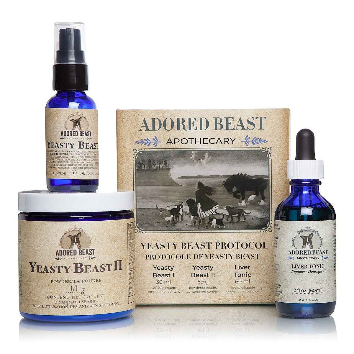 Adored Beast Yeasty Beast Protocol (3 PRODUCT KIT)